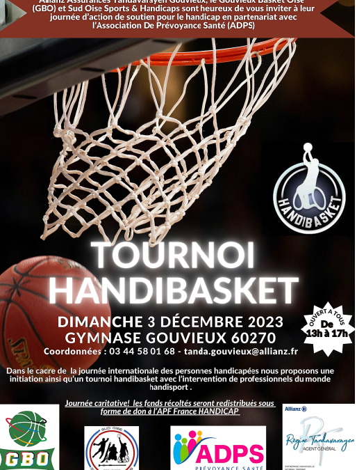 Tournoi Handisport le dimanche 3 décembre
