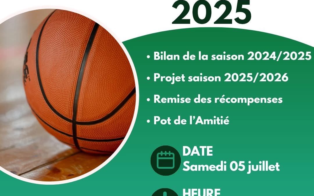 Assemblée Générale du GBO le samedi 5 juillet 2025
