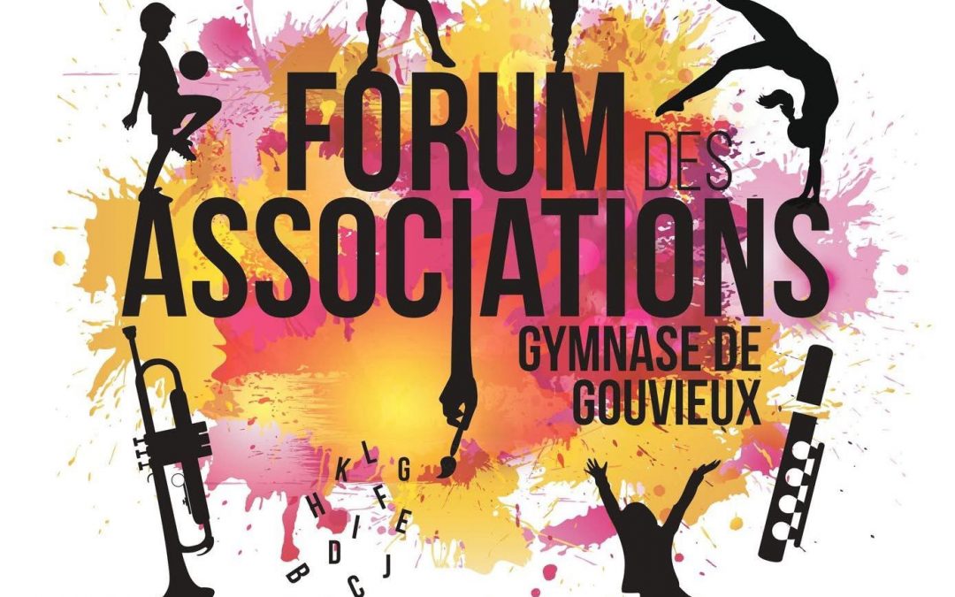 Forum des associations le 13 septembre de 10H à 13H