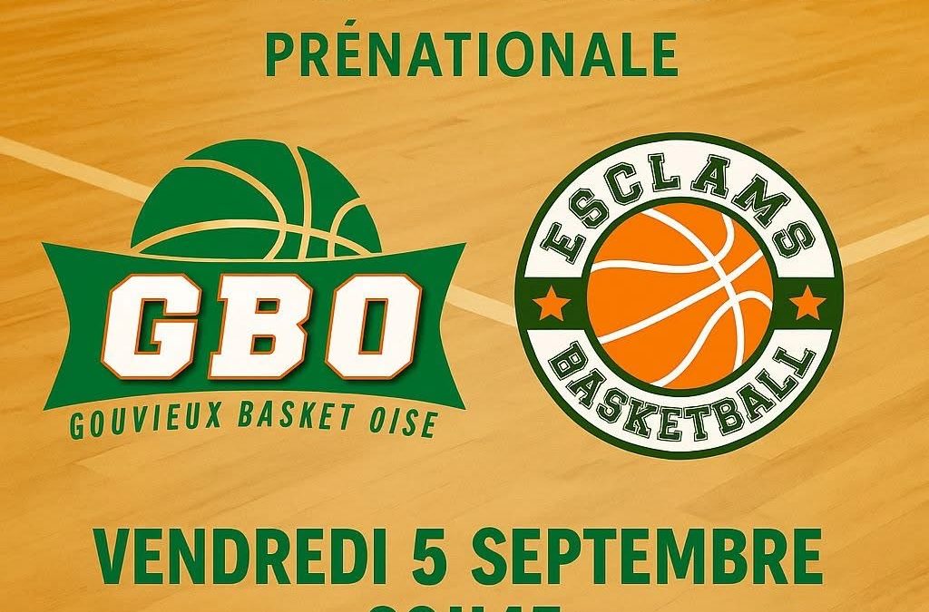 Match amical Prénationale – vendredi 5 septembre à 20h45